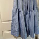 Adam Lippes  x RTR Sleeveless Square Neckline High Low Swing Dress Size 12 Photo 9