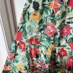 THML  Green Size XS Floral Shift Knee Length Sleeveless Dress Photo 10