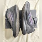 Adidas Running Shoes Women's Size 5.5Pure Bounce Reflective Knit Black Sneakers Photo 5