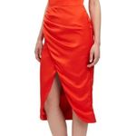 Bardot  Lucielle Faux Wrap Satin Dress, Size 6, $139 Photo 4