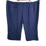 Universal Standard  Petite Stephanie Wide Leg Ponte Pants Blue 4XL 38-40 New Photo 1