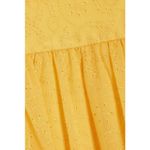 Monique Lhuillier 💕💕 Eyelet Cutout Tiered Maxi Dress ~ Limoncello Yellow 12 NWT Photo 3