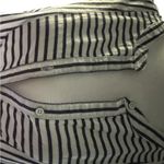Old Navy Black and White Striped Dress Sz M Photo 2