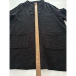 Kona Sol Shirt Dress Black Gauze Womens L Swimsuit Pool Vacation Beach Cover Up Photo 6