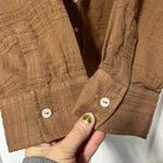 Carve Designs  Dylan Textured tunic Long Sleeve Rum Brown Size XL Photo 6