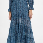 MISA Los Angeles Amelia maxi dress Cerulean Ditzy floral Photo 0