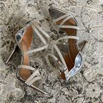 Jessica Simpson Dressy silver rhinestone sandals 🌹 Photo 6