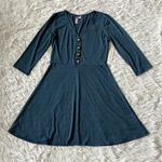Alya  FRANCESCA’S women’s deap teal button detail mini dress size Medium Photo 1