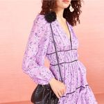 Ulla Johnson NWOT Joan Gathered Floral Silk Jacquard Midi Dress In Lilac Size 2 Photo 2