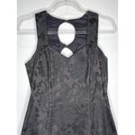 1990s Scott McClintock Black Jacquard Sheath Dress w/ Embroidered Bolero S Photo 14