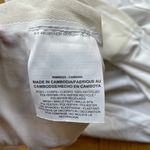 Nike Dri-Fit white loose-fitting tank/singlet Sz XS EUD low/open back racerback Photo 4