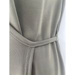 EXPRESS Vtg 90s  Wrap Dress Sz 3/4 Olive Midi Y2k Grunge Minimal Prep Forest Work Photo 8