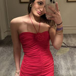 Red Bodycon Mini Dress Photo 0