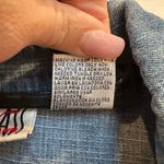 Bill Blass Vintage  Denim Cotton Full Zip Short Sleeve Top Blouse Plus Size 2X Photo 9