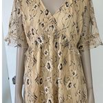Francesca's LIV Floral Lace Shift Dress Photo 5
