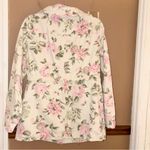 Sound & Matter floral Button front utility jacket cream pink size medium Photo 1