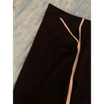 Alfani Chic Wrap Skirt Black & Cream Trim Pencil Knee size L Photo 4