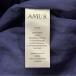 AMUR Size 6 Blue Floral Print Medina Cut Photo 4