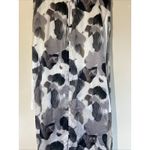 Helmut Lang  Crypsis Watercolor Strapless Silk Midi‎ Cocktail Dress Womens 6 Photo 8