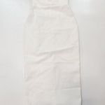 MORE TO COME Sophia Strapless Midi Dress in white XXS Photo 2