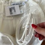 Self Portrait NEW NWT  Strapless Cream Lace Bandeau Belted Mini Dress Photo 12