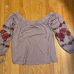 American Eagle  Off the shoulder flowy top Photo 0