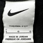 Nike Therma-Fit One Top Long Sleeve Fleece Stretch Sweat Wicking Black Large Photo 2