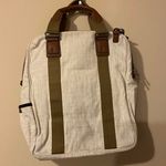 Tumi Canvas And Leather Trim Tote Bag Brown Photo 1