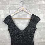 Lovers + Friends NWT  black sequin mini‎ dress women’s size M Photo 6