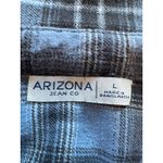 Vintage Arizona Jean Co Blue Plaid Cropped Flannel Size L Size L Photo 2