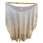 Aritzia Wilfred Women's XS/S High Low Cropped Sheer T-Shirt Top White Linen Photo 7