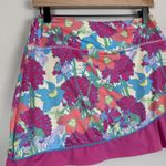 Birdies And Bows Athletic Skort Women S Multi Floral Performance Pickleball Golf Photo 1
