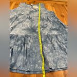 Cotton Bleu Sleeveless Tiered Babydoll Dress Blue Tie Dye Size 3X Pockets New Photo 7