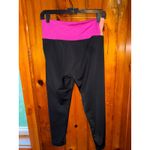 Victoria's Secret  LIVE On Point Crop‎ Leggings Yoga Workout Black Pink Peach Photo 1