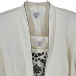 Dress Barn  NWT Vintage Womens Embroidered Tank & Blazer Jacket‎ 2Pc Set Off White Photo 1