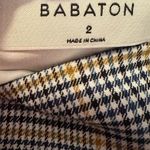 Babaton  Plaid Skirt Womens Size 2 Black White Photo 7