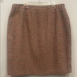 Norton Mcnaughton Classic Houndstooth Skirt - Red and Black Photo 0