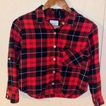 Forever 21 Cropped Ted Flannel Button Down - size small Photo 0