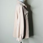 Nasty Gal  Beige Corduroy Oversized Shirt Photo 4