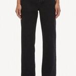 BY MALENE BIRGER Milium Black Denim Jeans Size XS Mid Rise Straight Fit Photo 0