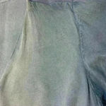 Sim & Sam Blue button down tie short sleeve  sz S beachy resort vacation casual Photo 6