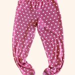 secret treasures Valentine Soft Soft Comfy Pajama Pants Pink Blush Heart Womens Medium Plush Cozy Photo 4
