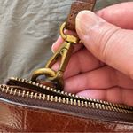 Fossil Cowhide Leather Crocodile Texture Crossbody Purse. Photo 6