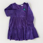 Teddy Fresh  Dress Womens Size Large Purple Corduroy Long Sleeve Mini Cute Chic Photo 2