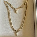 Chain Diamond Cross Necklace Photo 0