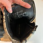 Madden Girl  Dillan Snake Skin Heeled Combat Lace Up Boots Size 10 Photo 5