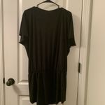 Aqua Green  Women's Swim Suit Romper Jumpsuit Shorts 1 Piece Size Large Black Photo 8