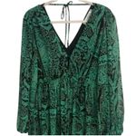 Aakaa AAKKA Magical Maiden Long Sleeve V-Neck Maxi Dress, Size S, New without Tag Photo 9