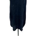 James Perse Dress Black Cotton Sleeveless V-Neck Tee Dress Size 1 / Small Photo 2
