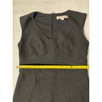 LOFT Ann Taylor Gray Sheath V Photo 7